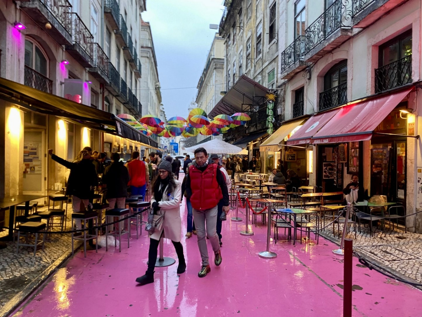 January in Lisbon.
