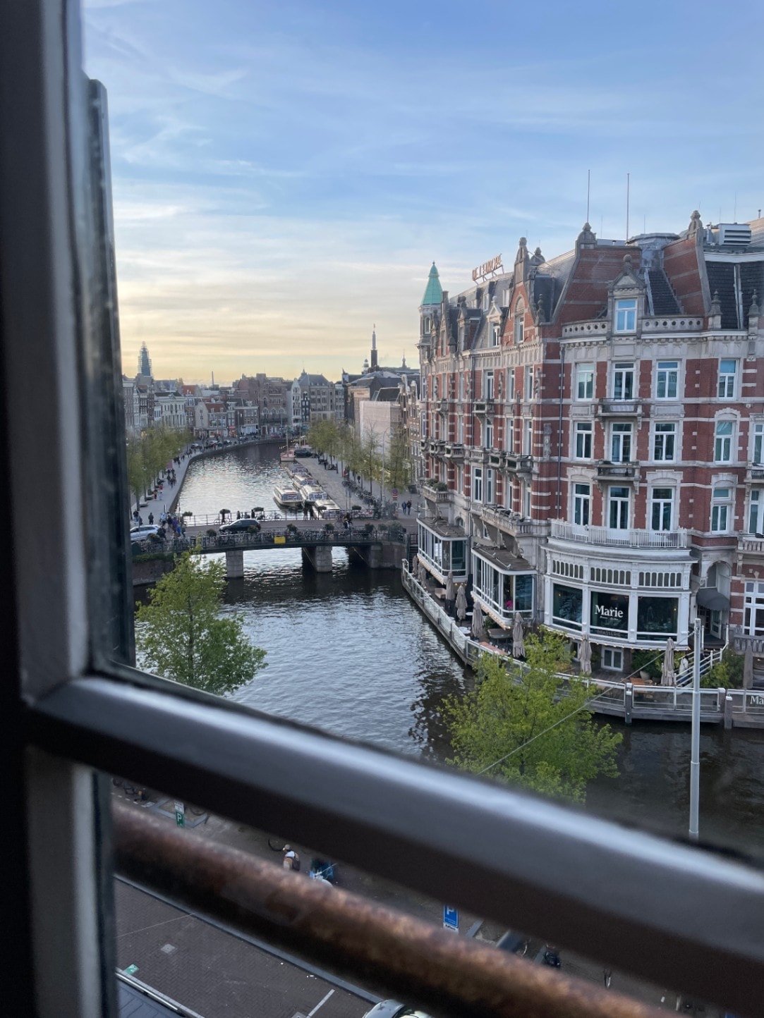 October in Amsterdam, all on my own